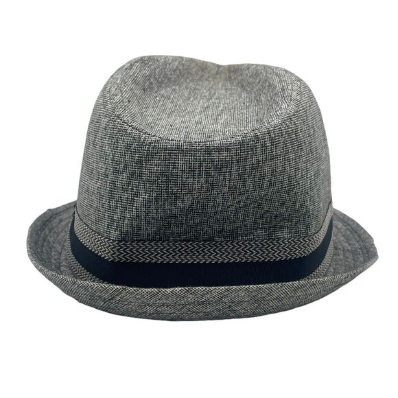 Stetson Hat Mens Small / Medium All American Fedora Gray 100% Linen - Picture 4 of 7